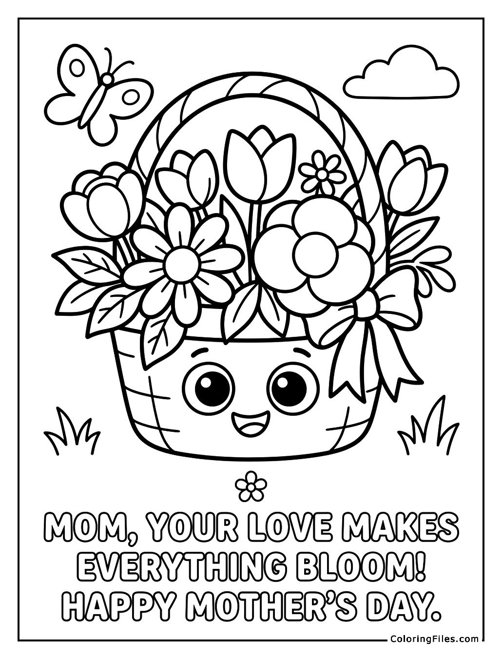 Mom’s Favorite Flower Basket