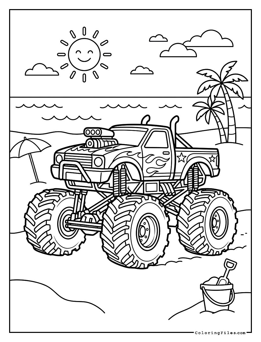 Monster Truck Beach Party