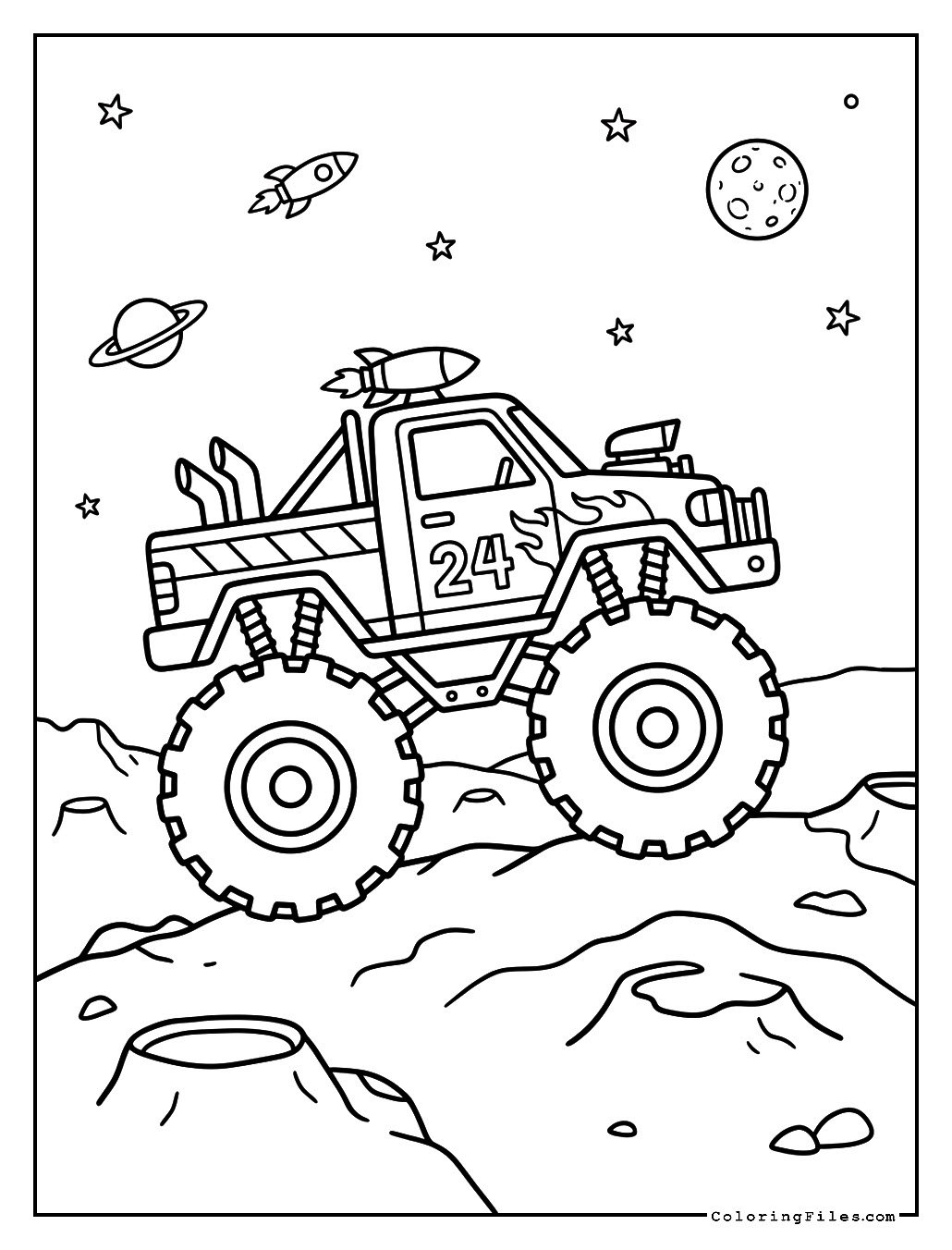 Monster Truck Galactic Race