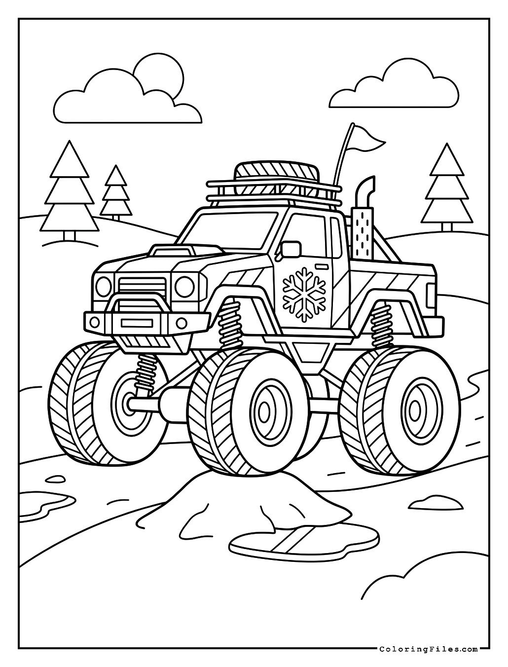 Monster Truck Winter Challenge