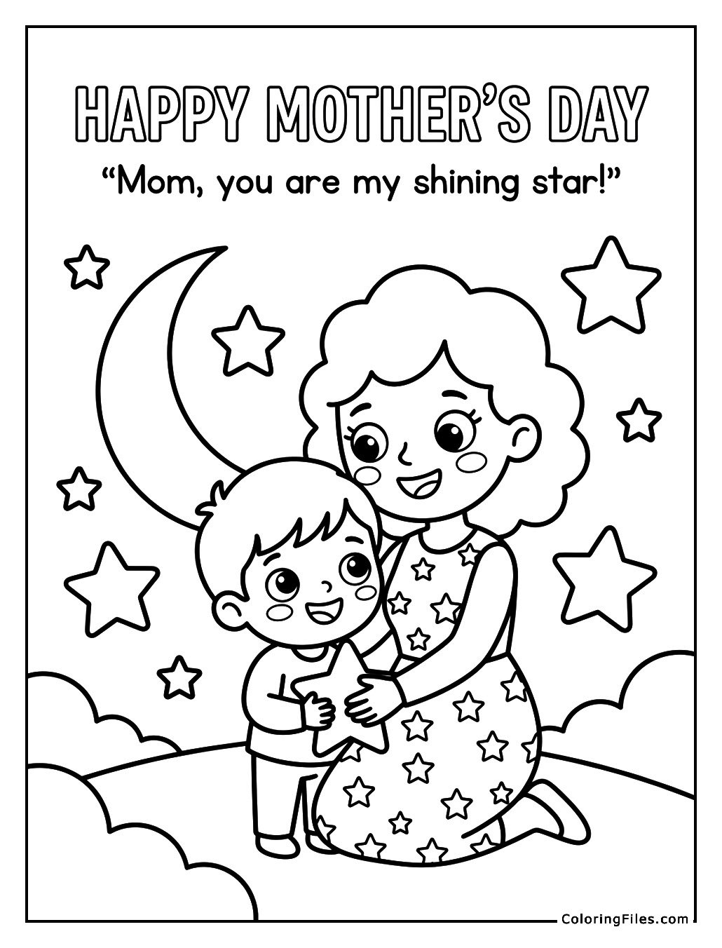 Mother’s Day Starry Night Wishes