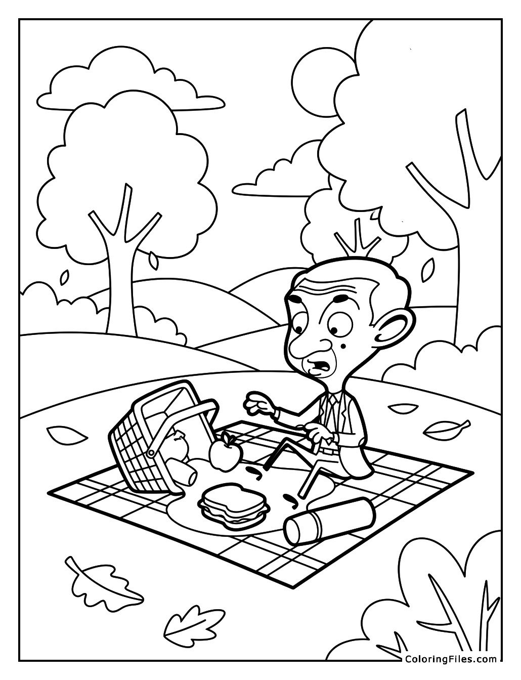 Mr. Bean’s Autumn Picnic Mishap