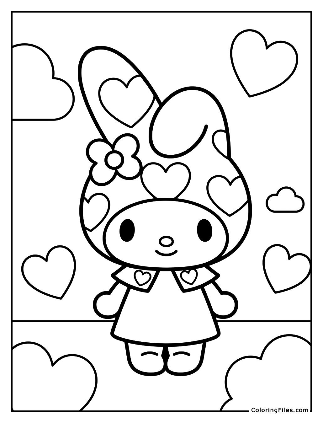 My Melody’s Sweet Hood Heart