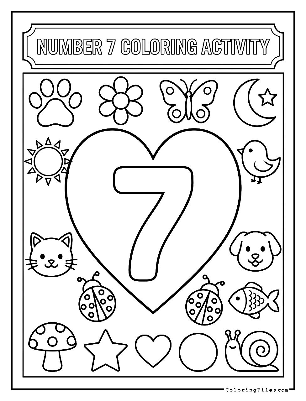 Number 7 Seven