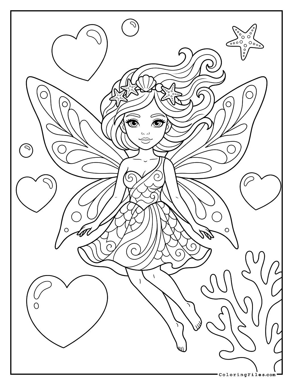 Ocean Dream Fairy Girl