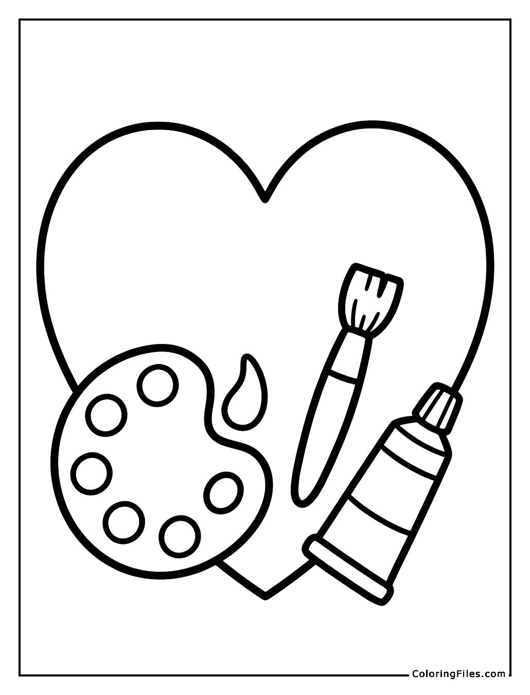 Painting Studio Artist Heart