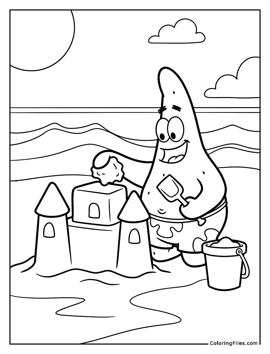 Patrick Star’s Expert Sandcastle Building