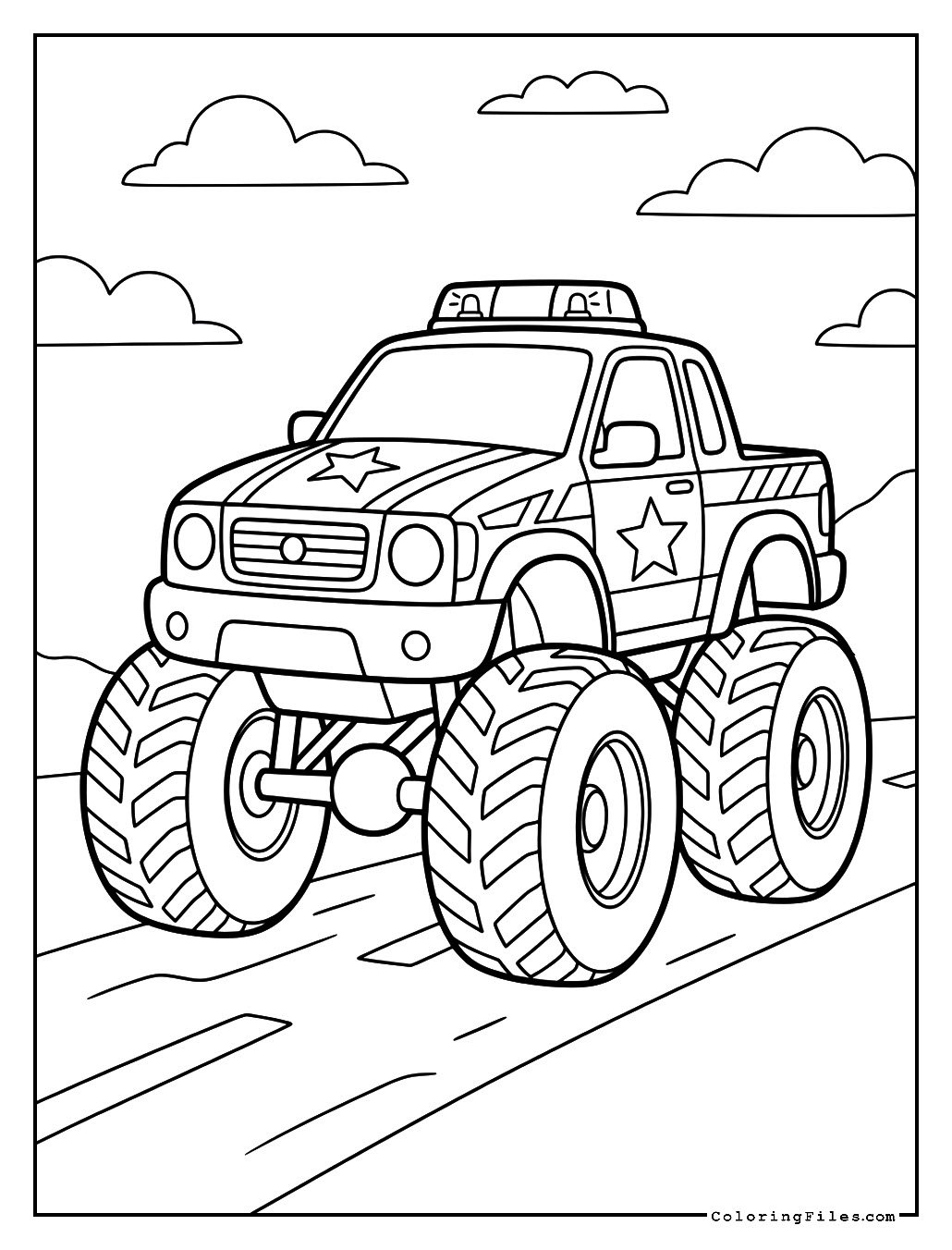 Police Monster Truck