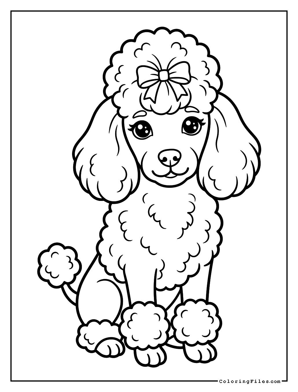 Poodle Puppy Groomed