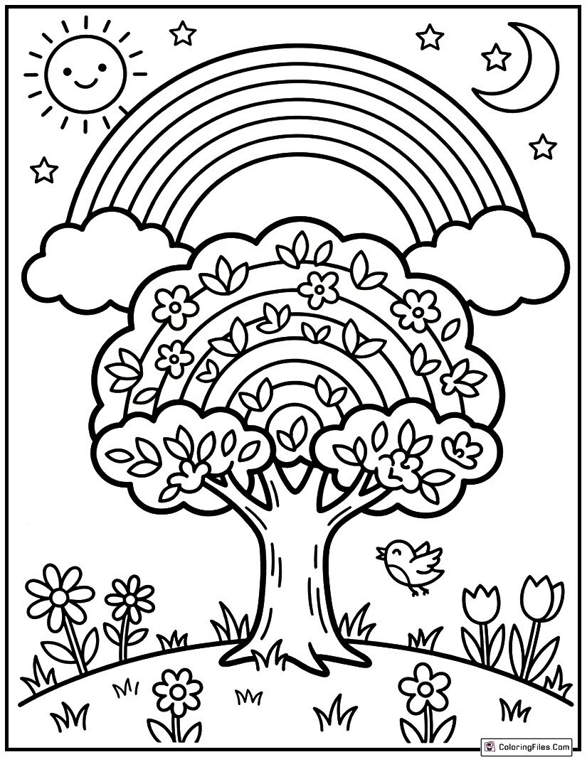 Rainbow Tree of Happiness