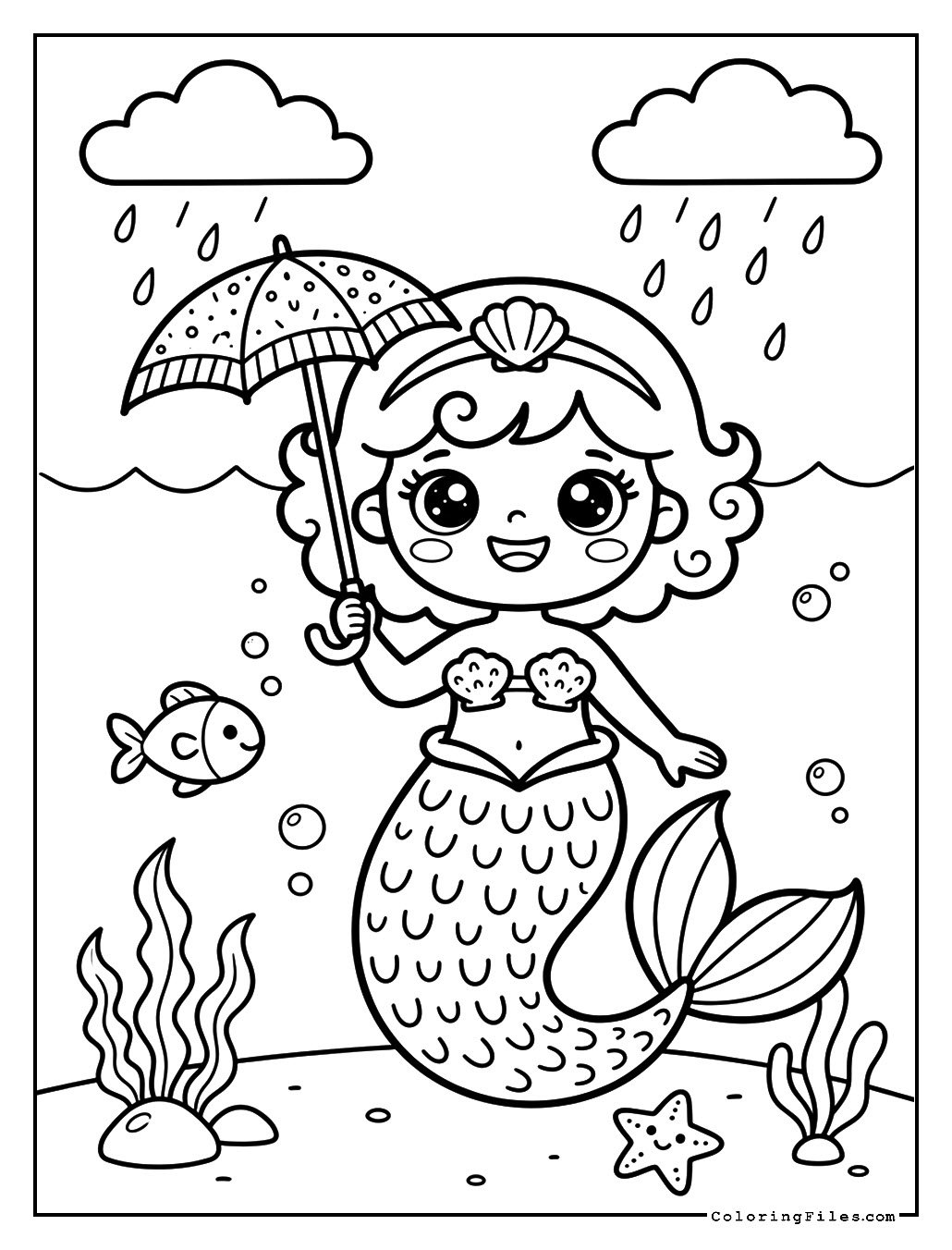 Rainy Day Under The Sea