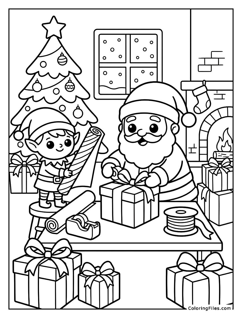 Santa’s Gift-Wrapping Marathon