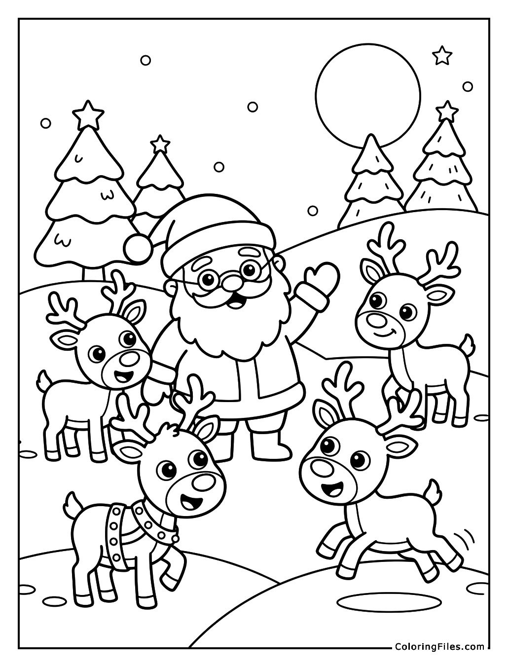 Santa’s Happy Reindeer Herd