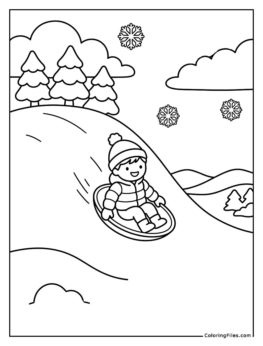 Sledding Hill Adventure