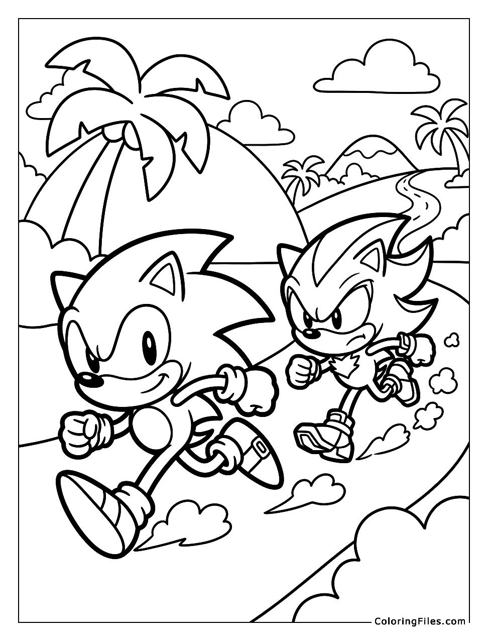 Sonic and Shadow Action Chase