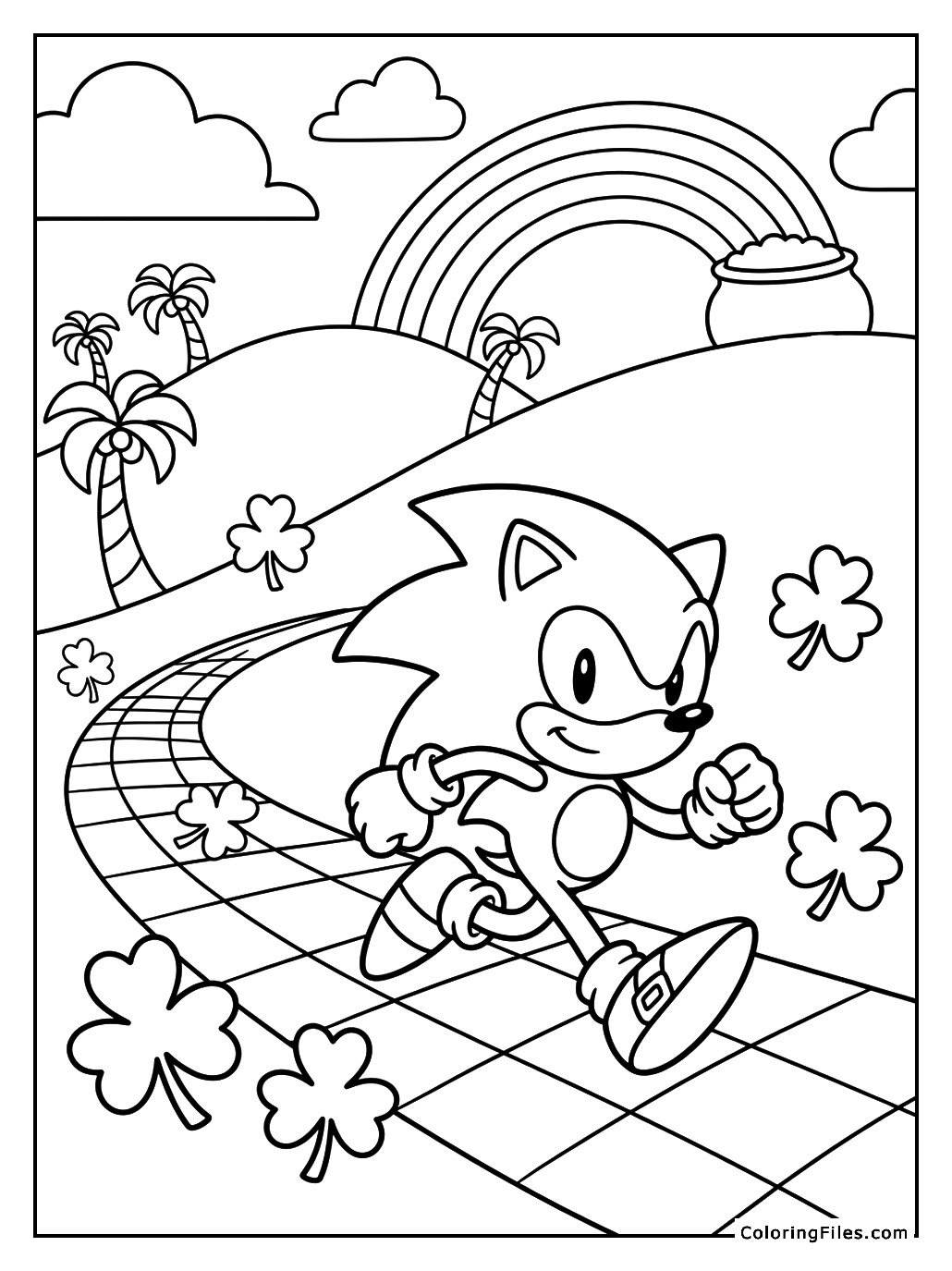 Sonic’s Green Hill Clover Dash