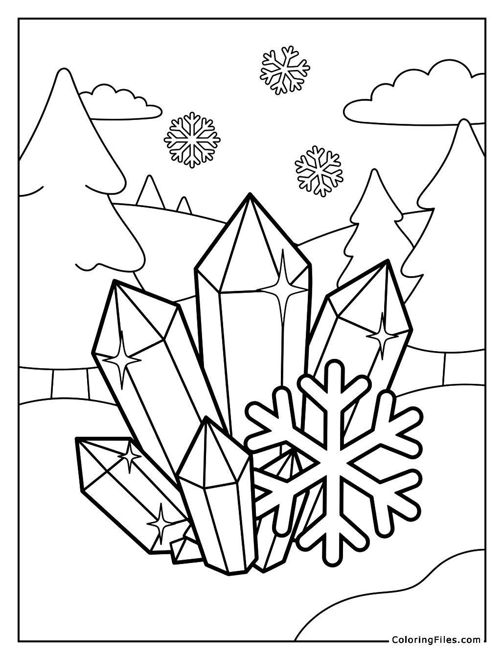 Sparkling Ice Crystals