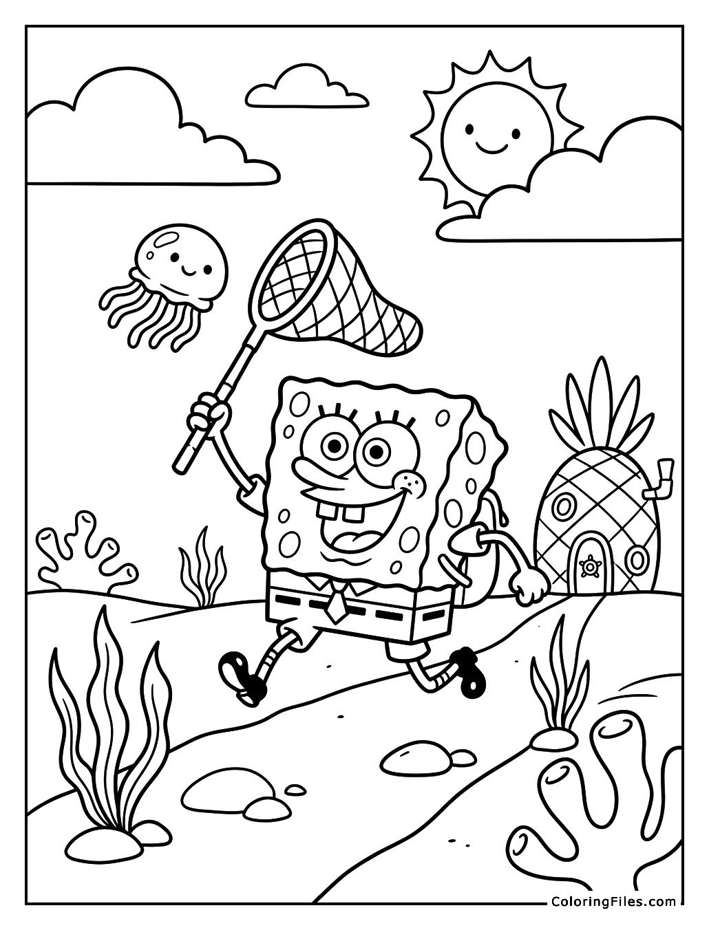 Spongebob’s Expert Jellyfishing
