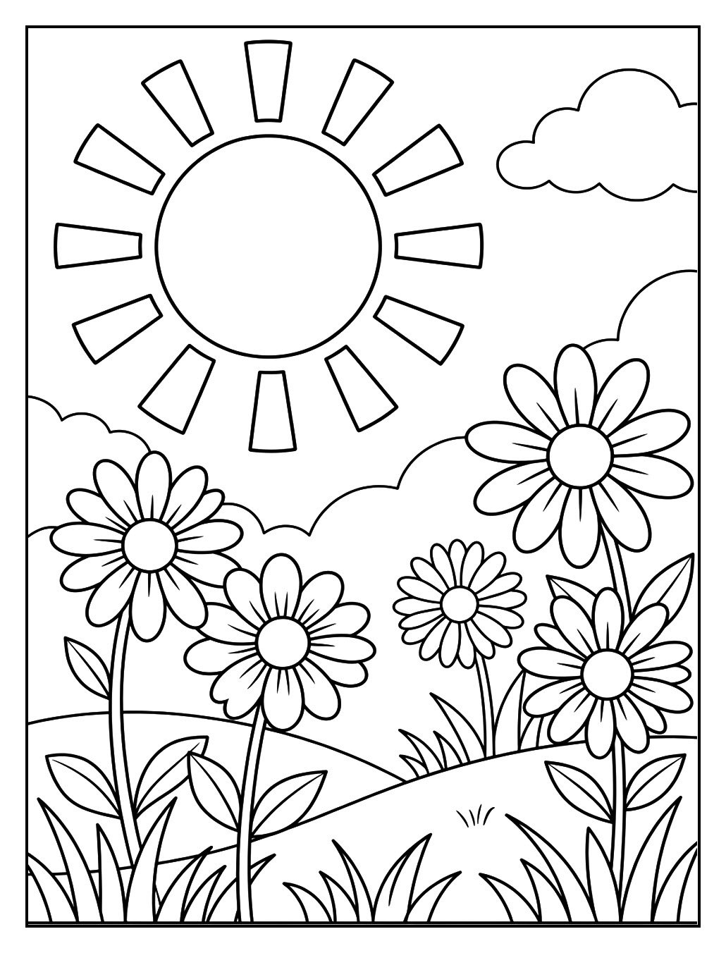 Spring Sunshine and Daisies