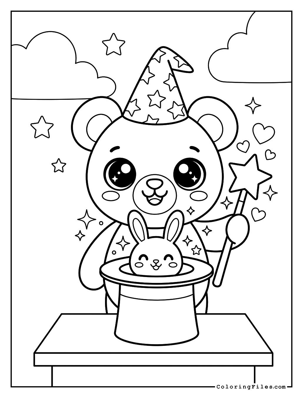 Teddy Bear Doing Magic Trick