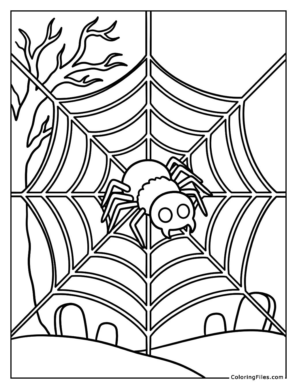 Terrifying Spider Web