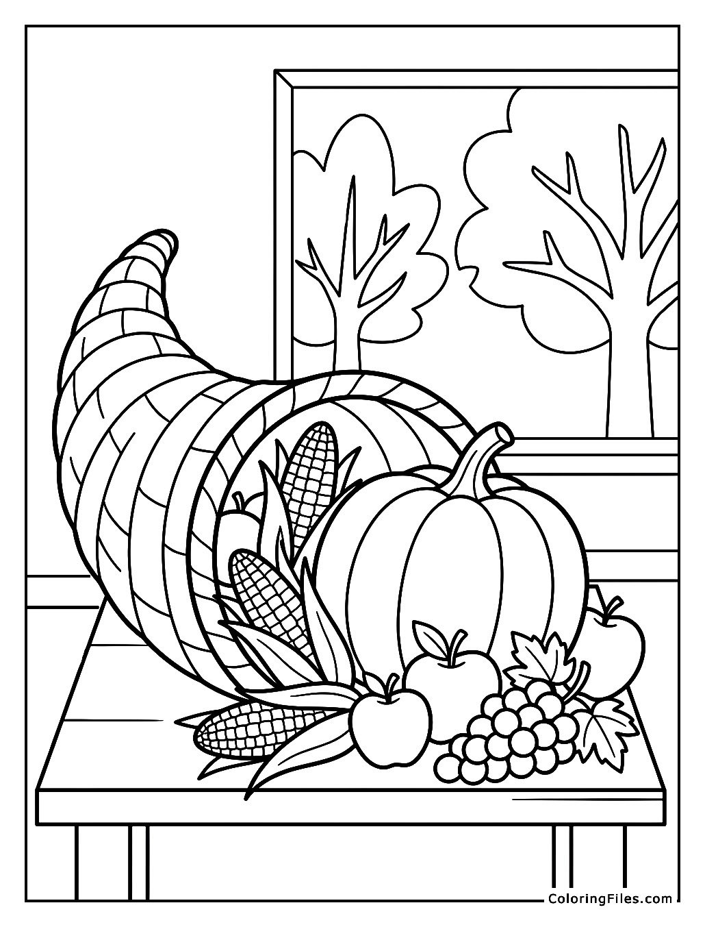 Thanksgiving Cornucopia