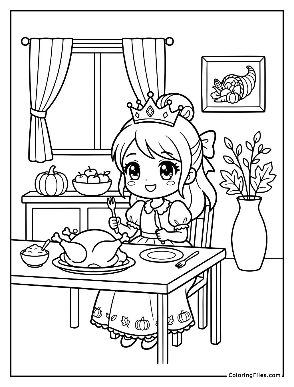 Thanksgiving Dinner Princess