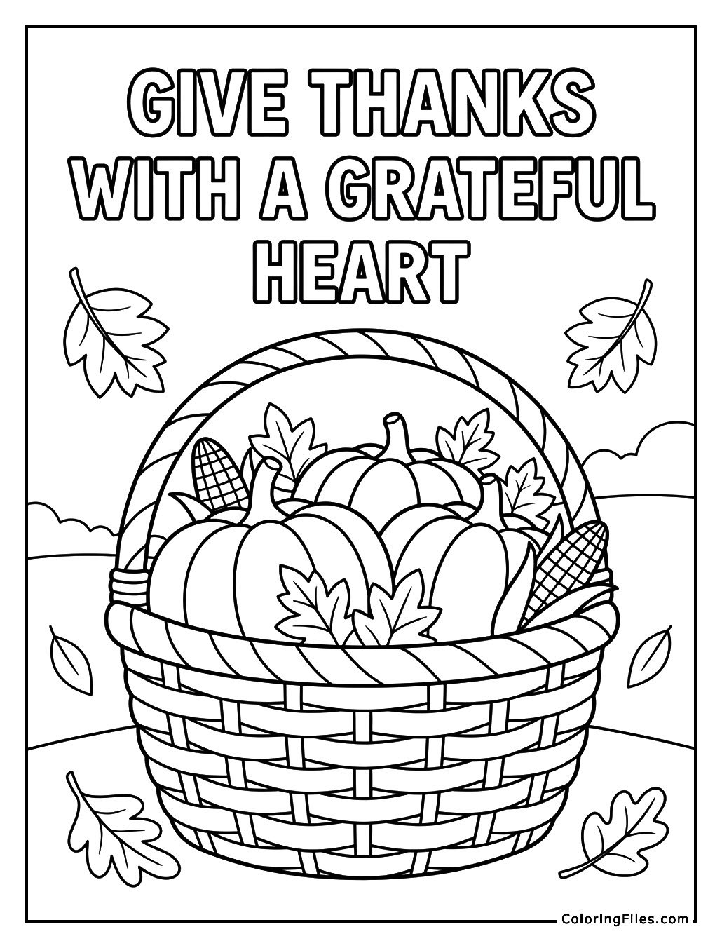 Thanksgiving Pumpkin Basket