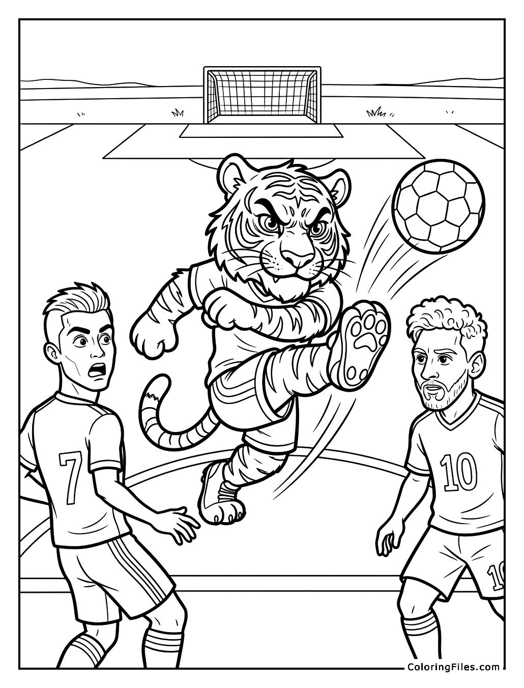 The Fierce Tiger Mascot’s Powerful Kick