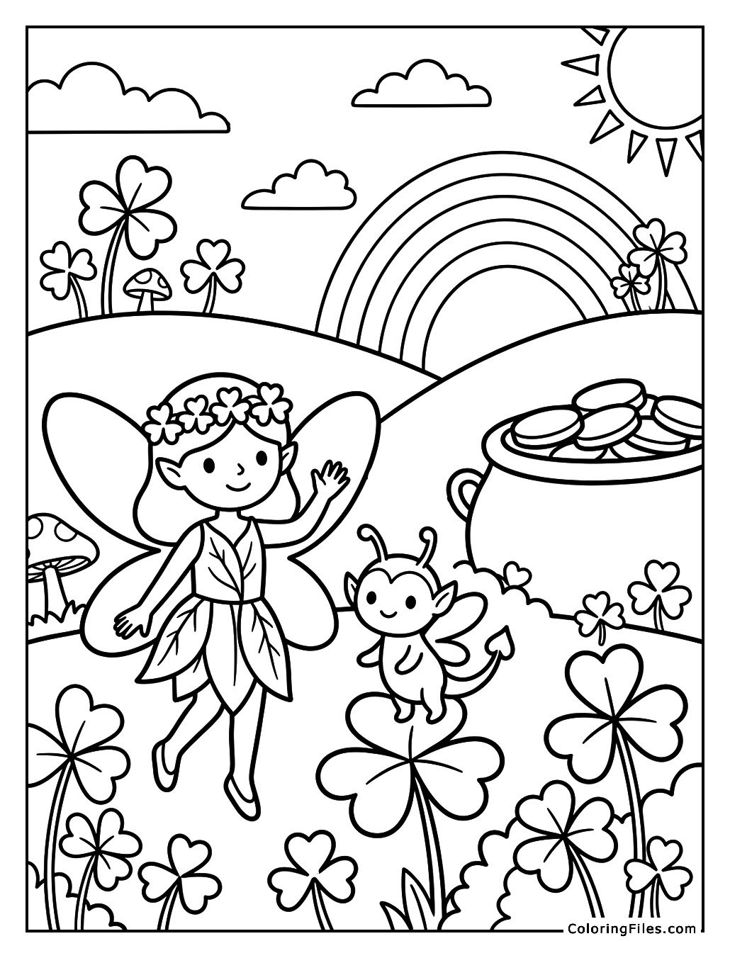 The Magical Irish Fairy & Sprite