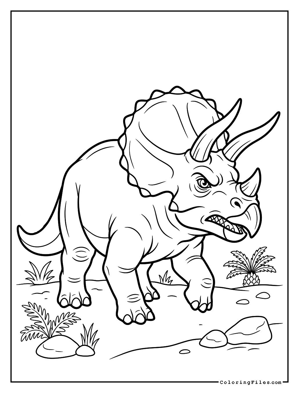 Triceratops: The Three-Horned Dino