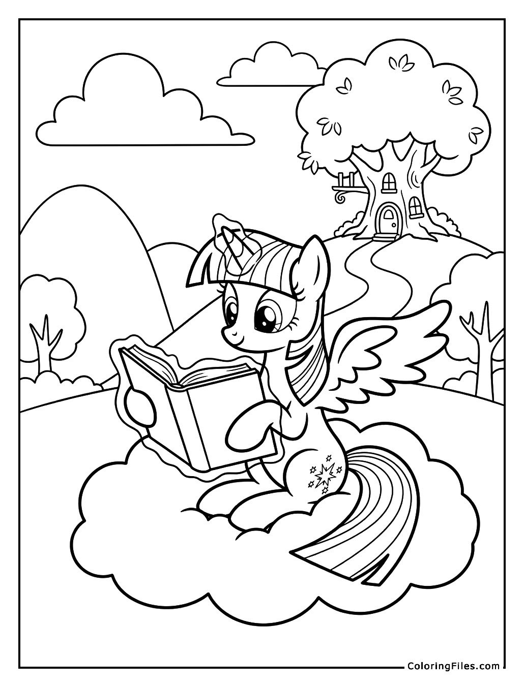 Twilight Sparkle Reading Journey Book