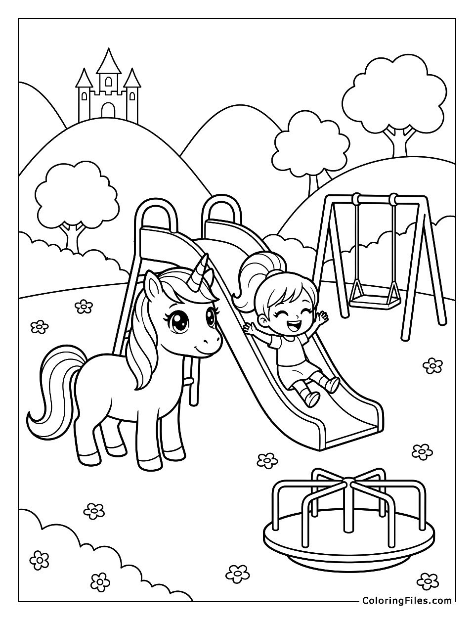 Unicorn Playground Fun with Angelica