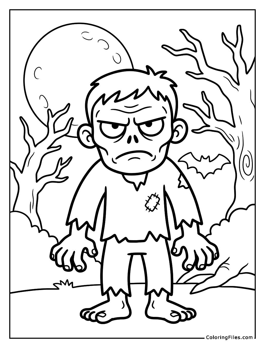 Zombie's Grumpy Stare