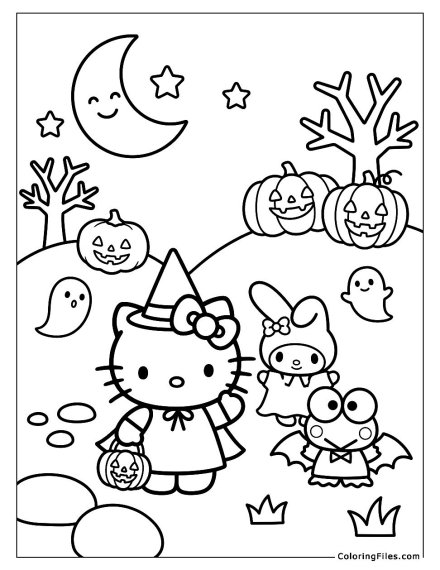 Hello Kitty Halloween Costume Party