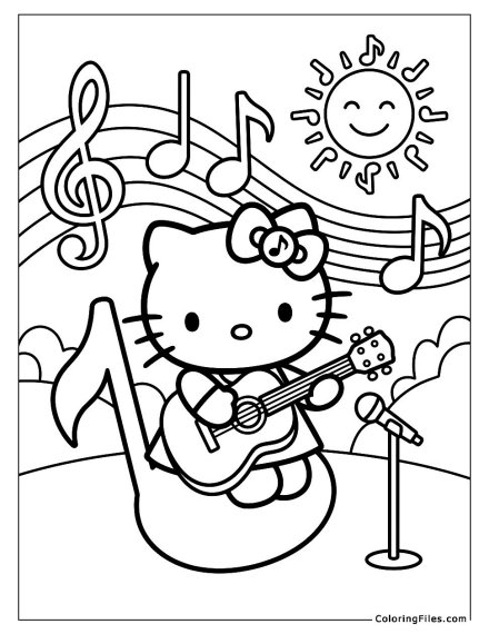 Hello Kitty in Sprunki Music World