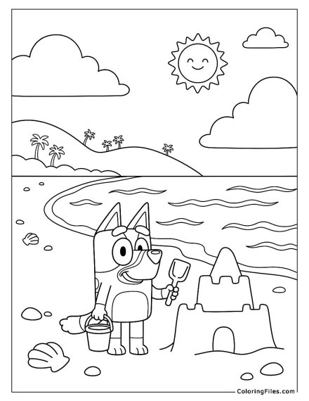 Bluey’s Fun Day at the Beach