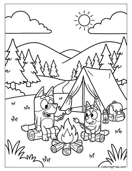 Bluey’s Big Camping Adventure