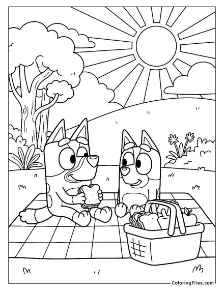 Bluey’s Fun Picnic in the Sunshine