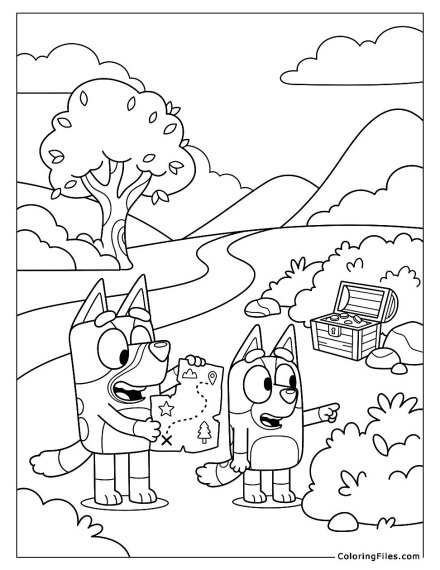 Bluey’s Playful Treasure Hunt
