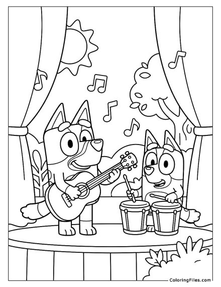 Bluey’s Music Jam Session