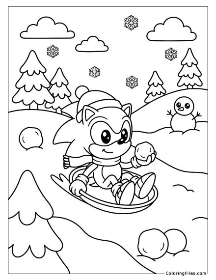 Sonic Snow Day Adventure