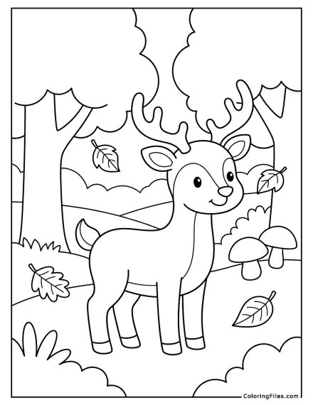 Deer in the Golden Woods