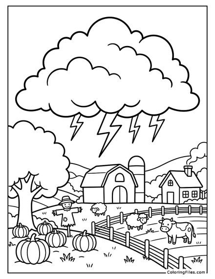 Thundercloud Over Farm