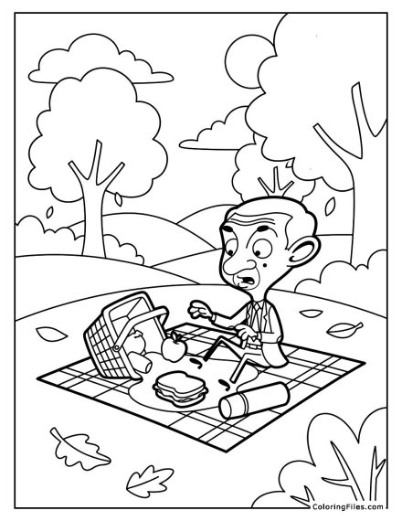 Mr. Bean’s Autumn Picnic Mishap
