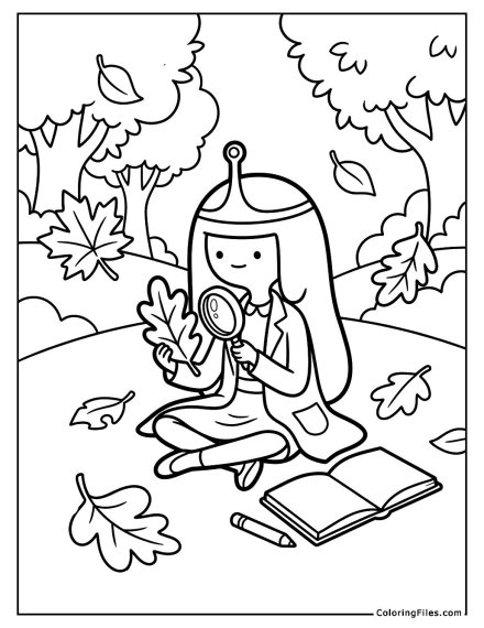 Princess Bubblegum’s Scientific Leaf Study