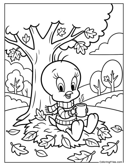 Tweety Bird’s Cozy Sweater Weather