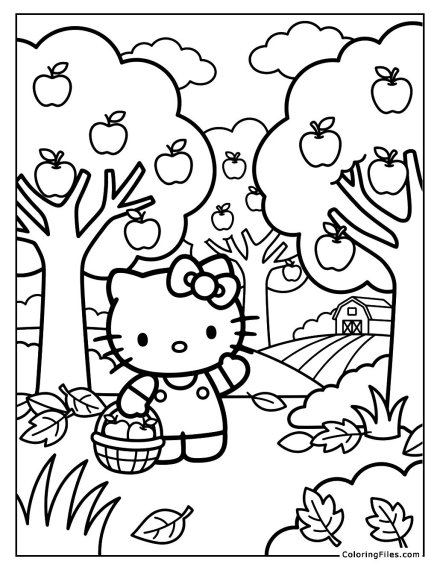Hello Kitty’s Apple Orchard Day