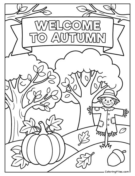 Welcome To Autumn: A Cozy Seasonal Greeting