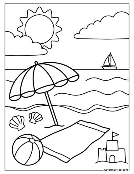 Relaxing Day at the Beach